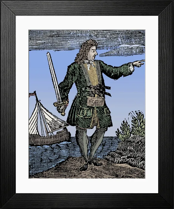 Framed Print : Charles Vane, English Pirate Framed Print : Charles Vane, English Pirate