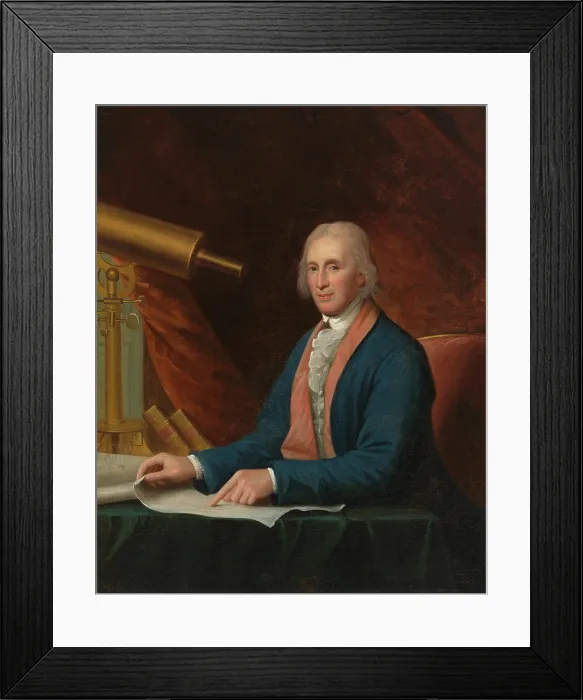 Framed Print : David Rittenhouse, American Astronomer Framed Print : David Rittenhouse, American Astronomer