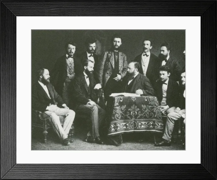 Framed Print : Theodor Billroth and Assistants Framed Print : Theodor Billroth and Assistants