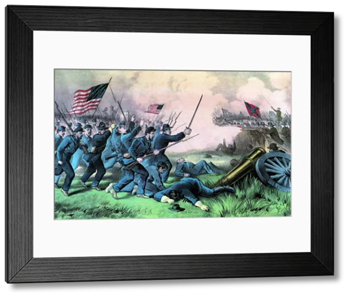 Framed Print : American Civil War, Battle of Jonesboro, 1864 Framed Print : American Civil War, Battle of Jonesboro, 1864