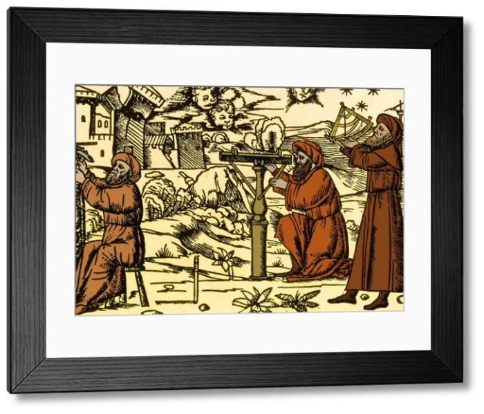 Framed Print : Arab Astronomers