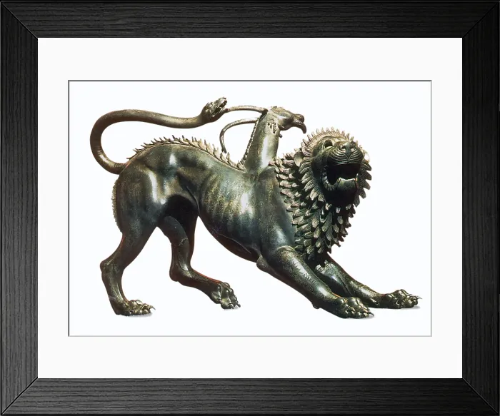 Framed Print : Chimera of Arezzo, 400 BC Framed Print : Chimera of Arezzo, 400 BC