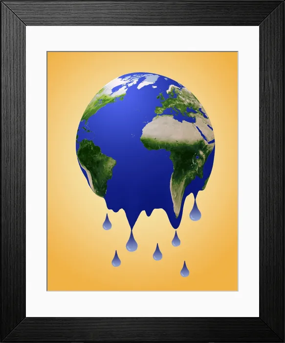 Framed Print : Global Warming Framed Print : Global Warming