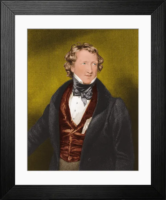 Framed Print : Thomas Wakley, English Coroner and Reformer Framed Print : Thomas Wakley, English Coroner and Reformer