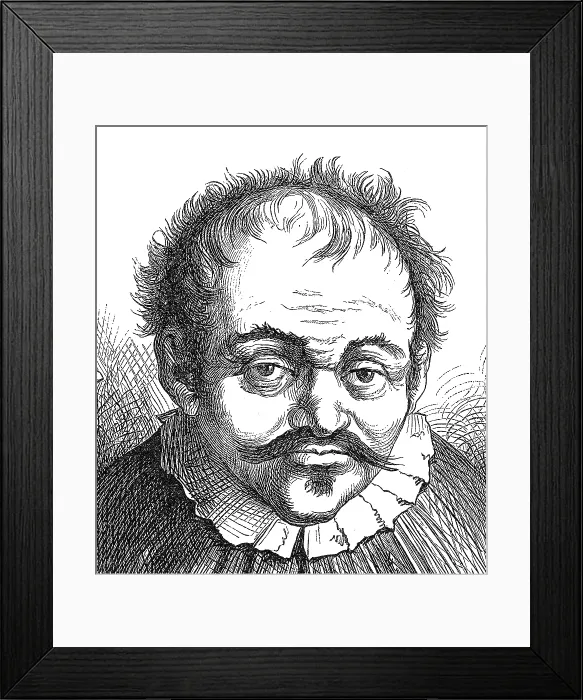 Framed Print : Johann Georg Faust, German Alchemist