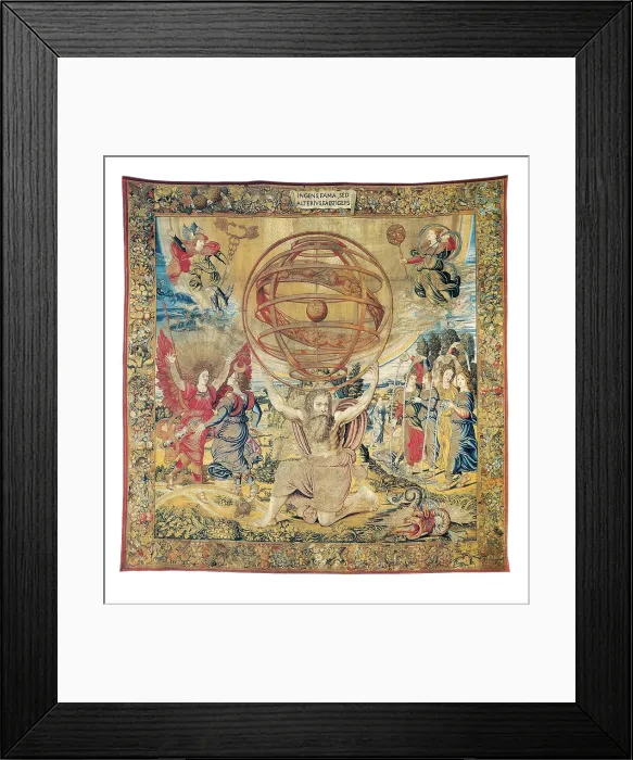 Framed Print : Atlas Supporting the Armillary Sphere, 1530 Framed Print : Atlas Supporting the Armillary Sphere, 1530