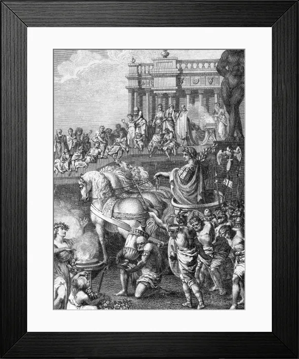 Framed Print : Triumph of Titus, 70 AD