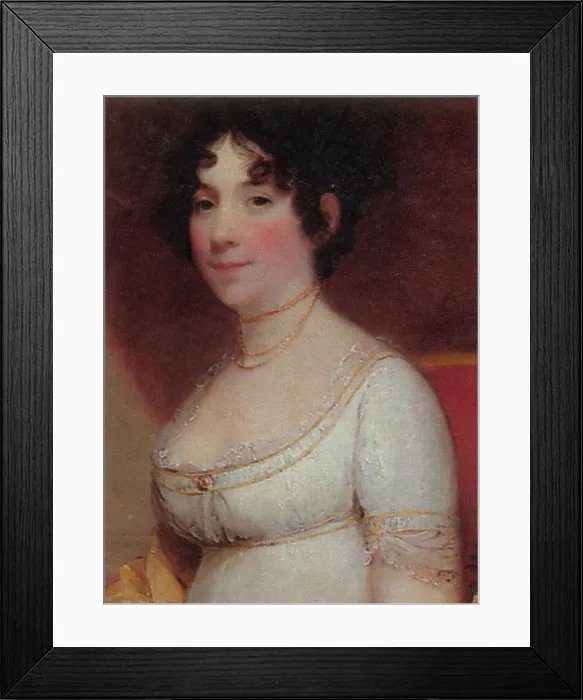 Framed Print : Dolley Madison, First Lady Framed Print : Dolley Madison, First Lady