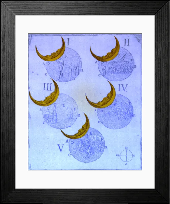 Framed Print : Phases of An Eclipse Framed Print : Phases of An Eclipse