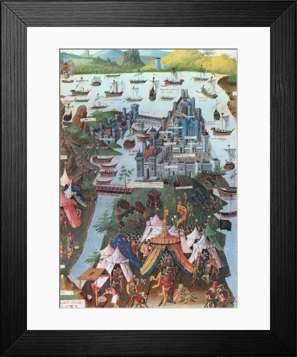 Framed Print : Siege of Constantinople, 1453 Framed Print : Siege of Constantinople, 1453