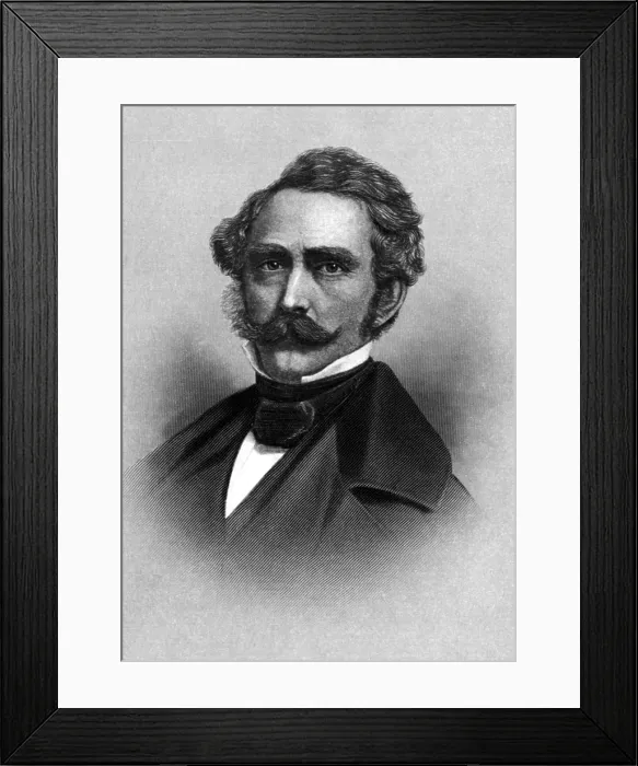 Framed Print : William Morton, American Dentist Framed Print : William Morton, American Dentist