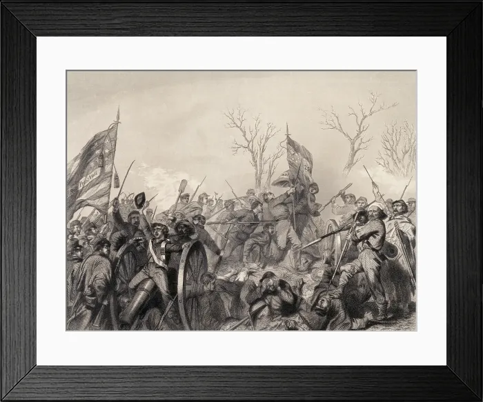 Framed Print : Battle of Murfreesboro, 1863 Framed Print : Battle of Murfreesboro, 1863