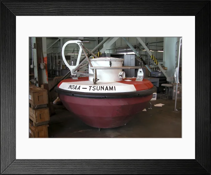 Framed Print : Tsunami Buoys