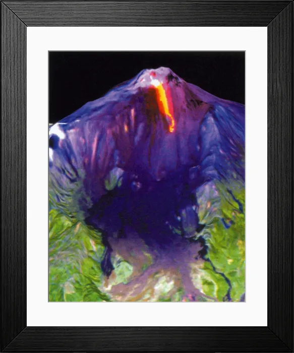 Framed Print : Mount Etna, Satellite Image Framed Print : Mount Etna, Satellite Image