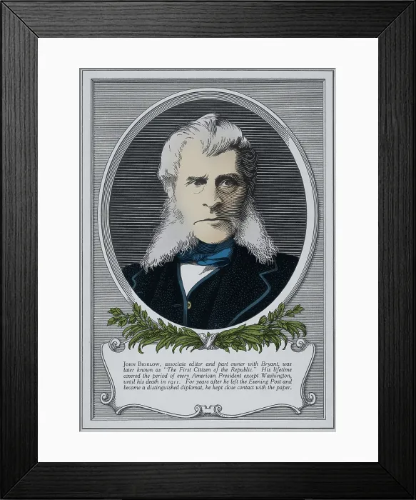 Framed Print : John Bigelow, American Diplomat Framed Print : John Bigelow, American Diplomat