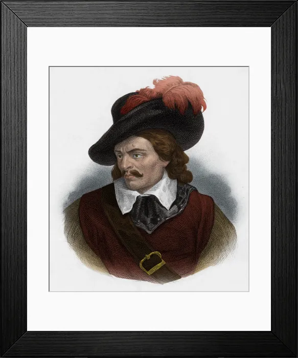 Framed Print : Oliver Cromwell, English Head of State Framed Print : Oliver Cromwell, English Head of State