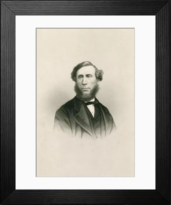 Framed Print : John Tyndall, Irish Physicist Framed Print : John Tyndall, Irish Physicist