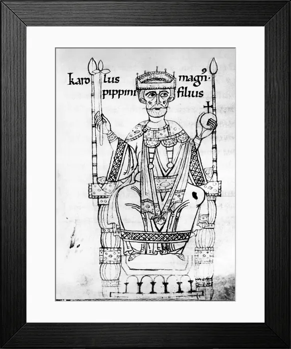 Framed Print : Charlemagne, First Holy Roman Emperor Framed Print : Charlemagne, First Holy Roman Emperor