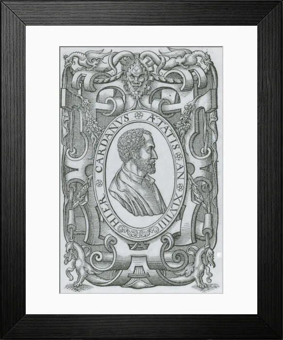 Framed Print : Gerolamo Cardano, Italian Polymath Framed Print : Gerolamo Cardano, Italian Polymath