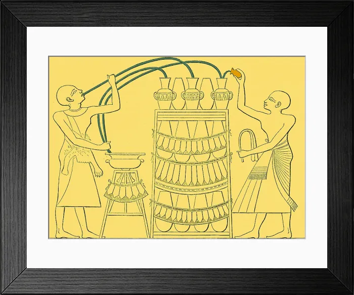Framed Print : Theban Tomb Painting Framed Print : Theban Tomb Painting