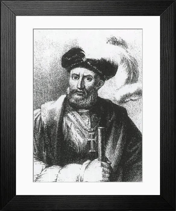 Framed Print : Vasco da Gama, Portuguese Explorer Framed Print : Vasco da Gama, Portuguese Explorer