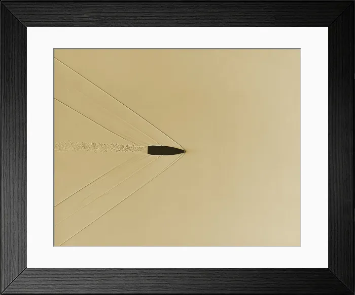 Framed Print : Bullet through air