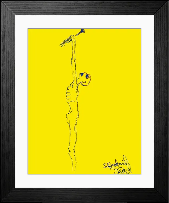 Framed Print : LSD Drawing