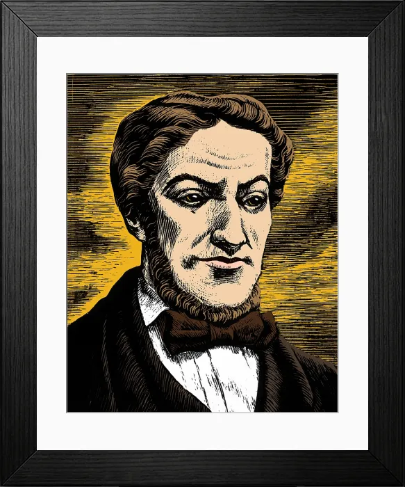 Framed Print : John Fitch, American Inventor Framed Print : John Fitch, American Inventor