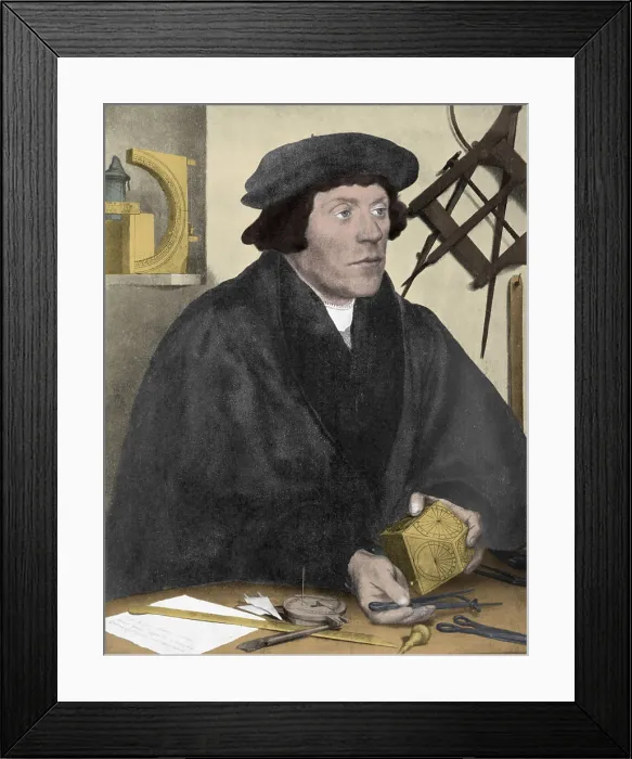 Framed Print : Nicholas Kratzer, German Astronomer Framed Print : Nicholas Kratzer, German Astronomer