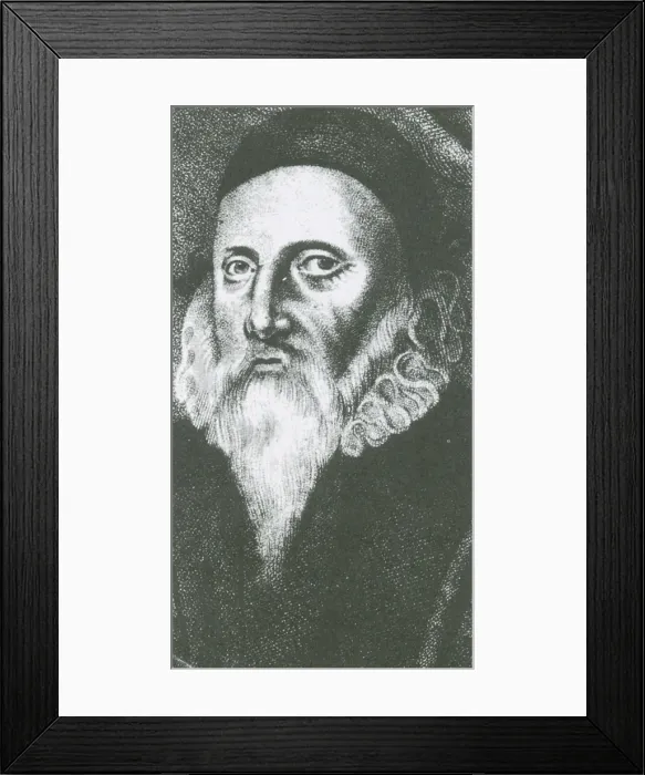 Framed Print : John Dee, English Alchemist and Mathematician Framed Print : John Dee, English Alchemist and Mathematician