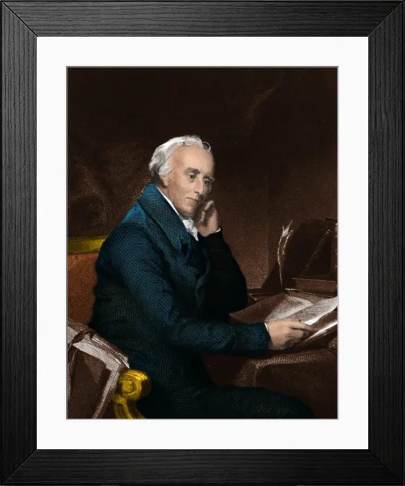 Framed Print : Benjamin Rush, American Physician and Educator Framed Print : Benjamin Rush, American Physician and Educator