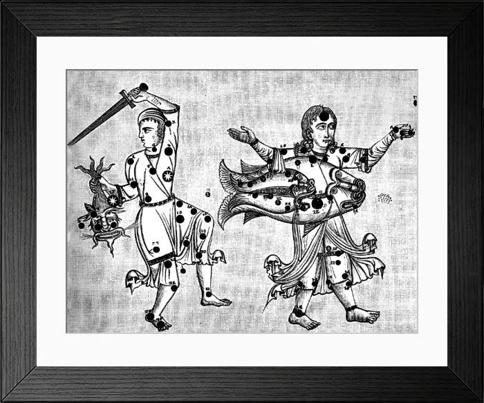 Framed Print : Perseus and Andromeda Constellations Framed Print : Perseus and Andromeda Constellations