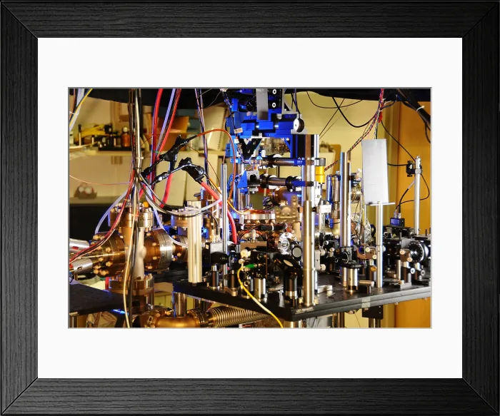 Framed Print : Ytterbium Lattice Atomic Clock Framed Print : Ytterbium Lattice Atomic Clock