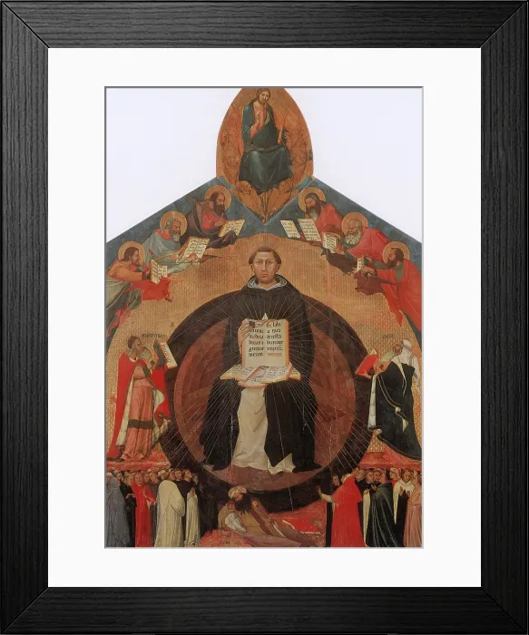 Framed Print : Thomas Aquinas, Italian Philosopher and Theologian Framed Print : Thomas Aquinas, Italian Philosopher and Theologian