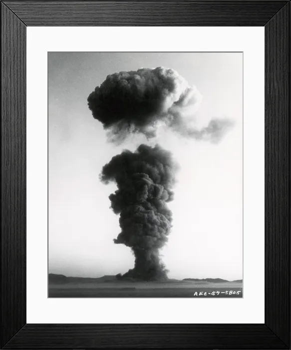 Framed Print : Operation Plumbbob STOKES, 1957 Framed Print : Operation Plumbbob STOKES, 1957