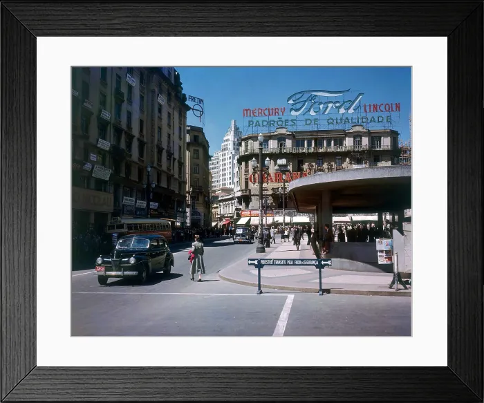 Framed Print : Sao Paolo, Brazil, 1940s Framed Print : Sao Paolo, Brazil, 1940s