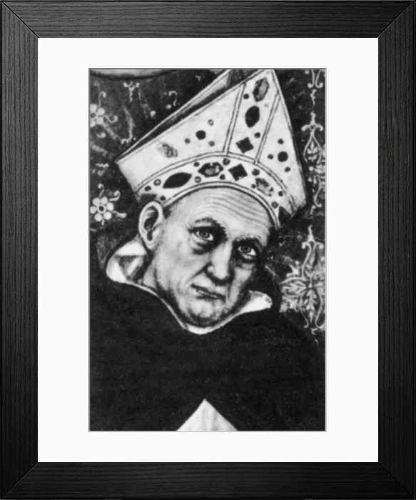Framed Print : Albertus Magnus, Medieval Philosopher