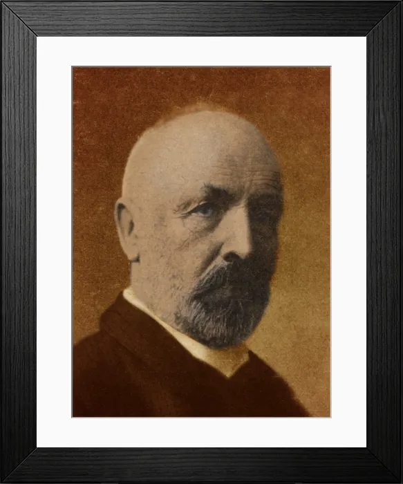 Framed Print : Georg Cantor, German Mathematician