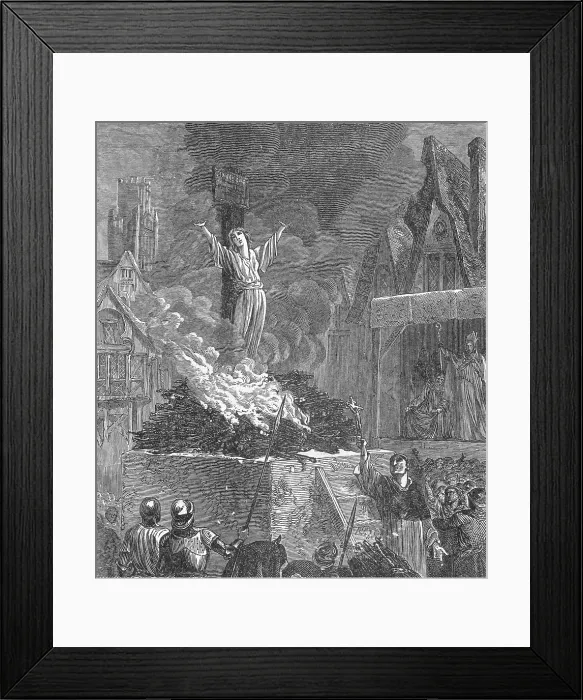 Framed Print : Joan of Arc, French National Heroine Framed Print : Joan of Arc, French National Heroine