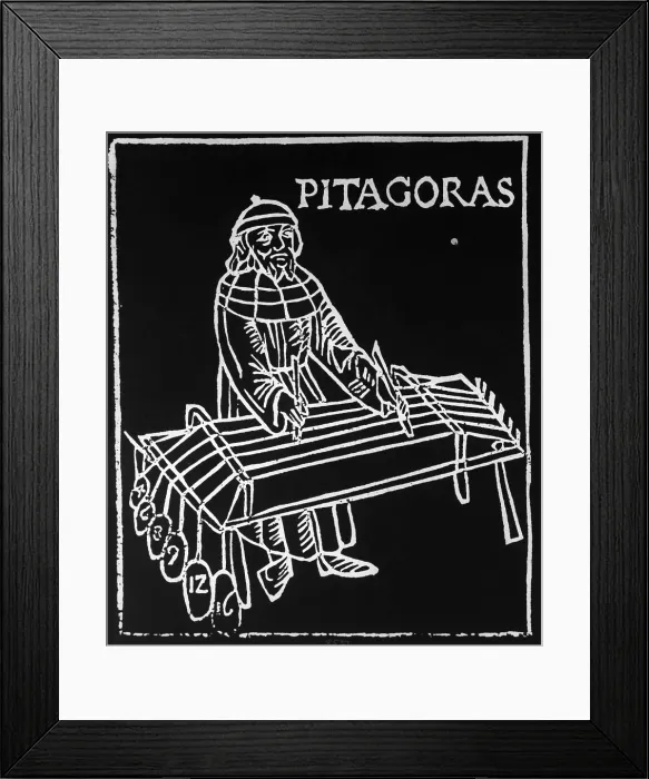 Framed Print : Pythagoras, Ancient Greek Philosopher Framed Print : Pythagoras, Ancient Greek Philosopher