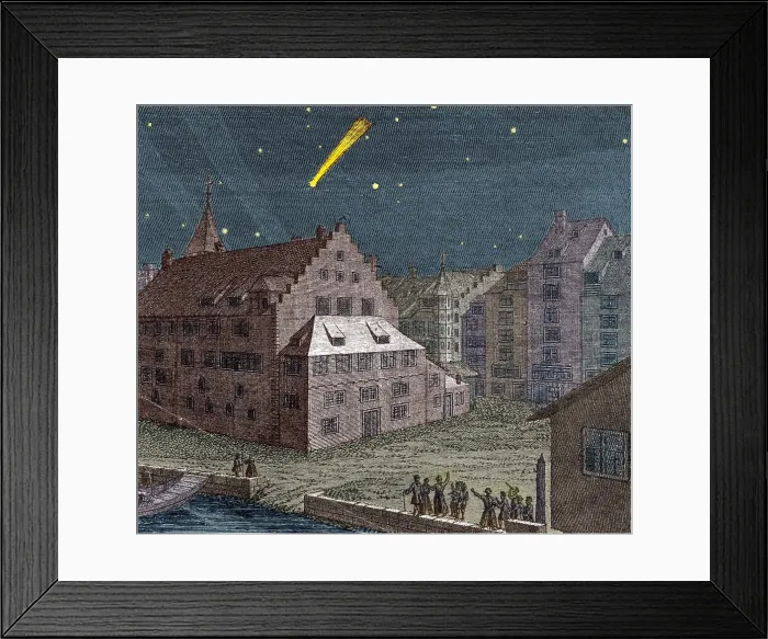 Framed Print : Comet of 1742 Framed Print : Comet of 1742
