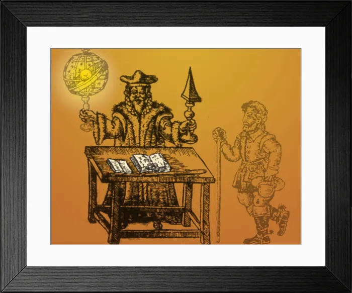 Framed Print : Astrologer, 1490 Framed Print : Astrologer, 1490