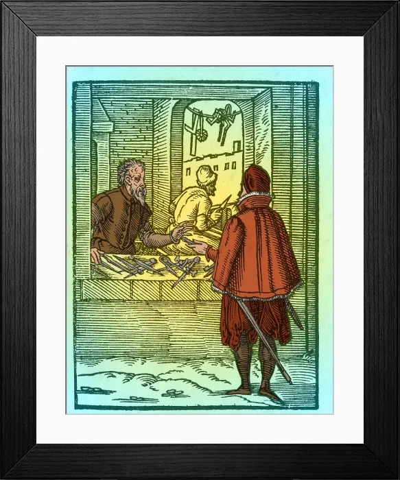 Framed Print : The Compass Maker, 1568 Framed Print : The Compass Maker, 1568