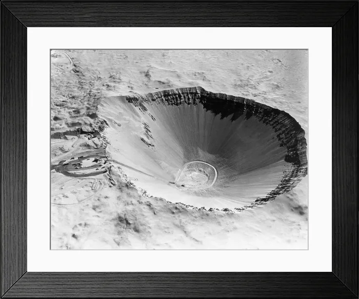 Framed Print : Operation Plowshare, Sedan Crater