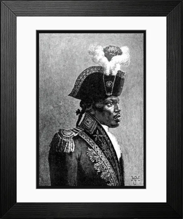 Framed Print : Toussaint L'Ouverture, Haitian General