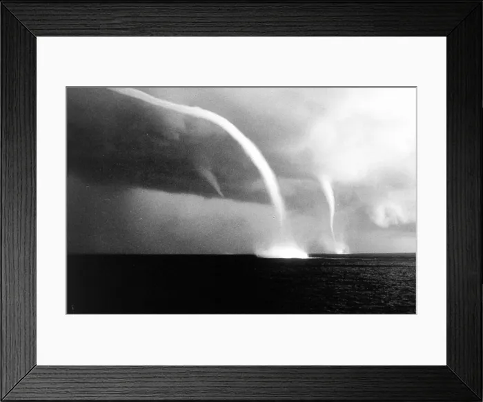 Framed Print : Multiple Waterspouts Framed Print : Multiple Waterspouts
