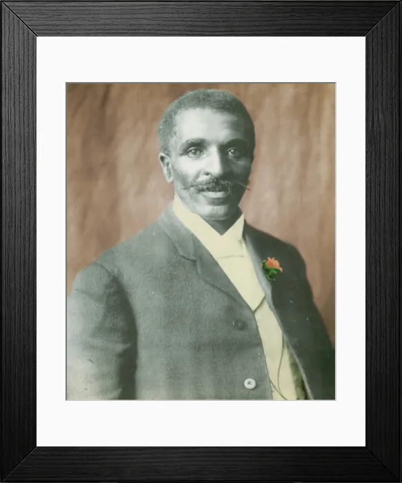 Framed Print : George W. Carver, American Botanist Framed Print : George W. Carver, American Botanist