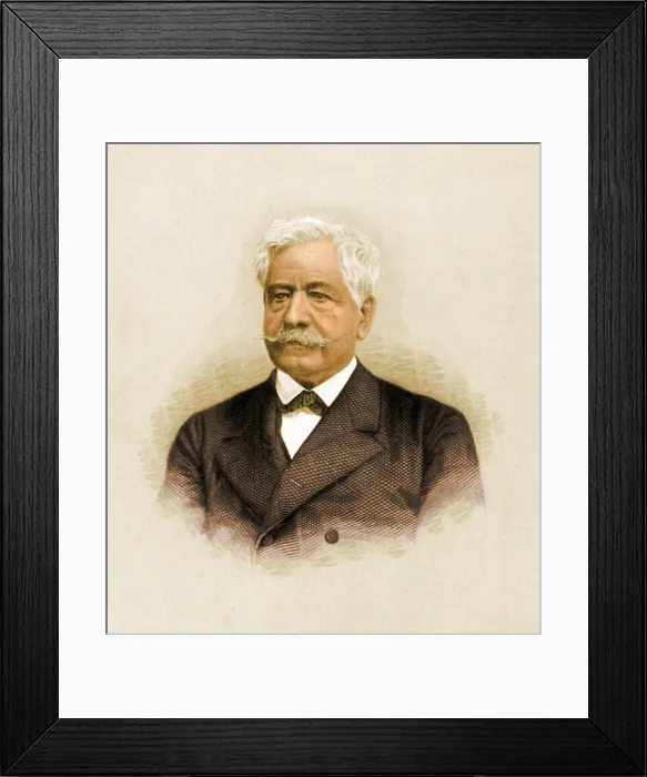 Framed Print : Ferdinand de Lesseps, French Engineer Framed Print : Ferdinand de Lesseps, French Engineer