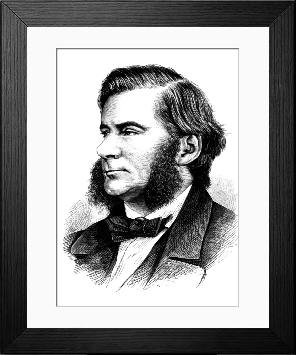 Framed Print : Thomas Huxley, English Biologist Framed Print : Thomas Huxley, English Biologist