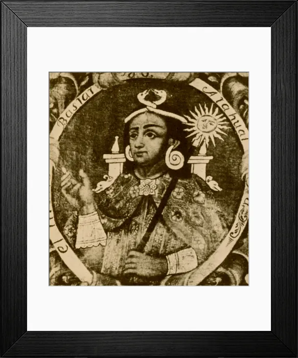 Framed Print : Atahualpa, Last Emperor of the Incan Empire
